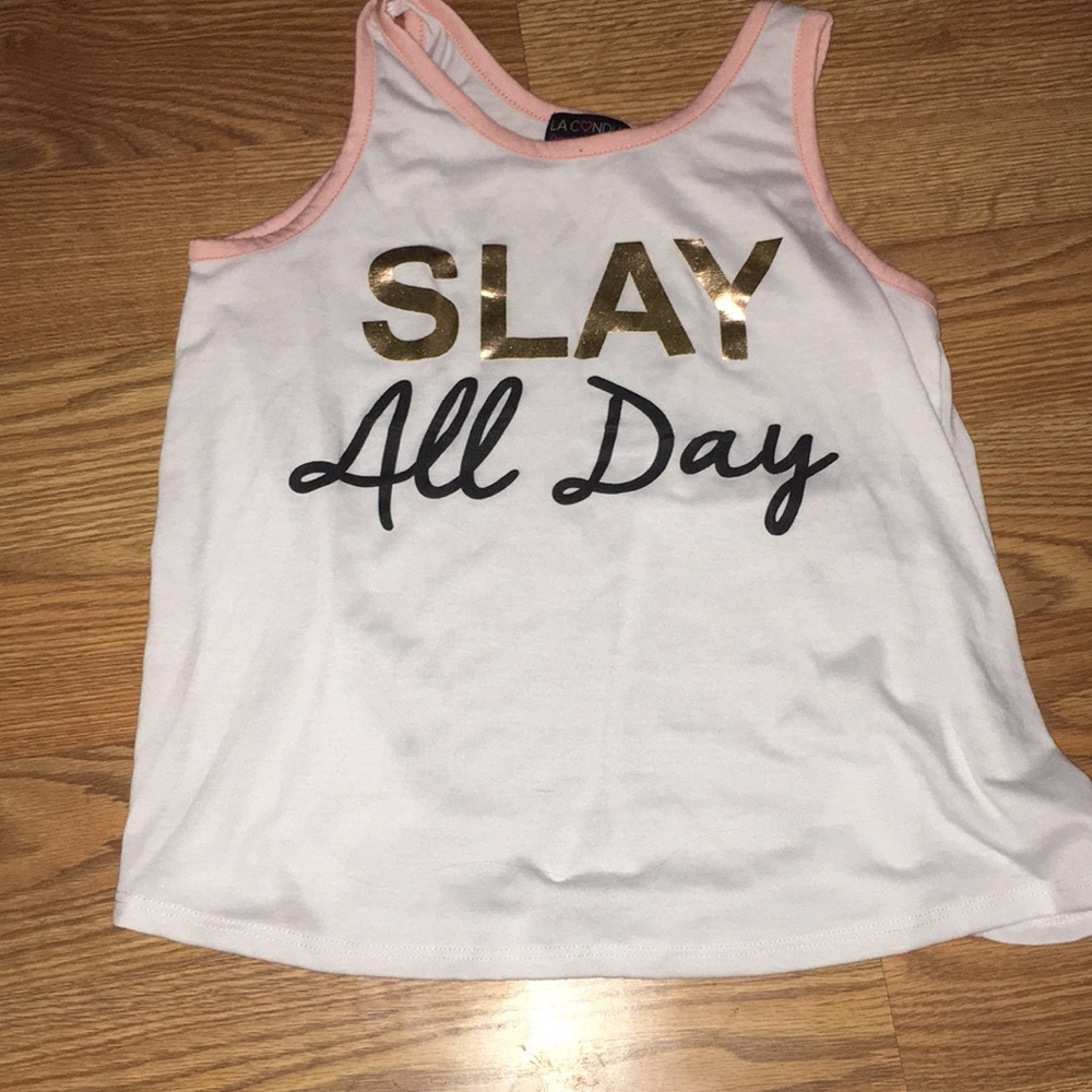 White tank top